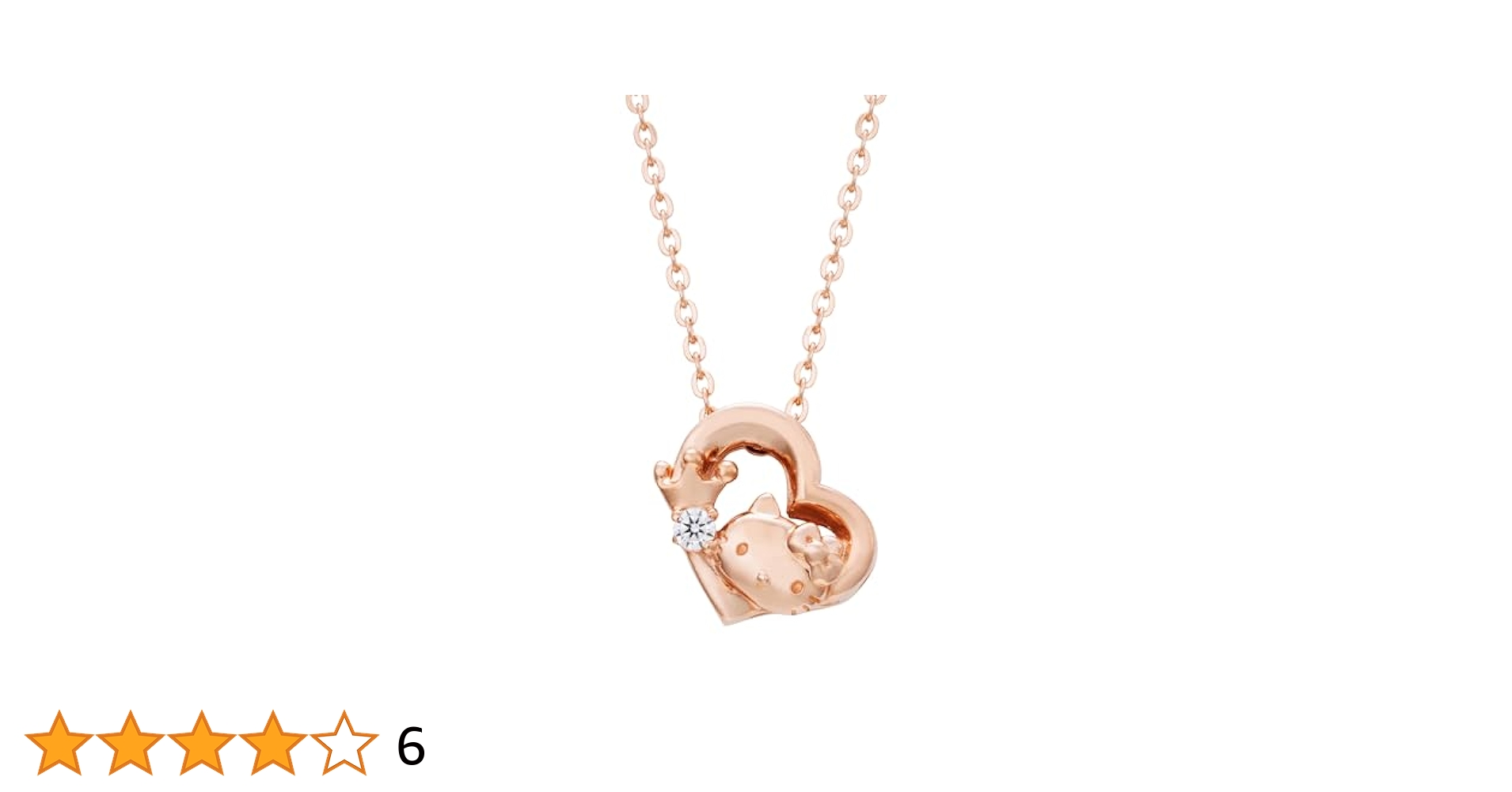 Amazon | [ホワイトクローバー] ハローキティ 45周年 ネックレス